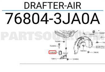 Nissan 768043JA0A DRAFTER-AIR