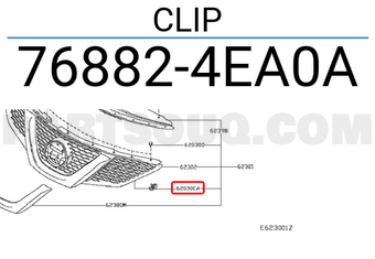 Nissan 768824EA0A CLIP