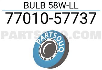 Nissan 7701057737 BULB 58W-LL