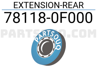 Nissan 781180F000 EXTENSION-REAR