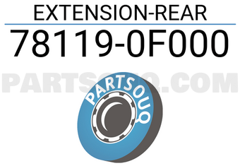 Nissan 781190F000 EXTENSION-REAR