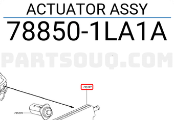 Nissan 788501LA1A ACTUATOR ASSY