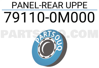 Nissan 791100M000 PANEL-REAR UPPE