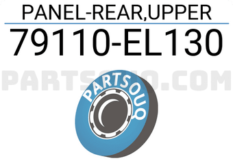 Nissan 79110EL130 PANEL-REAR,UPPER