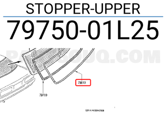 Nissan 7975001L25 STOPPER-UPPER