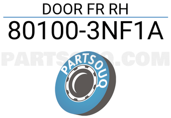 Nissan 801003NF1A DOOR FR RH