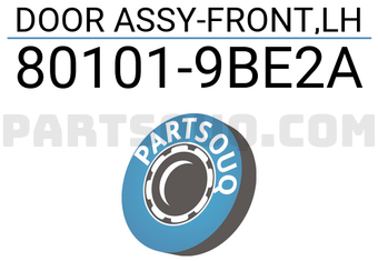 Nissan 801019BE2A DOOR ASSY-FRONT,LH