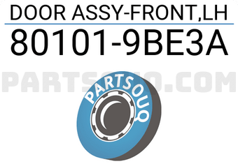 Nissan 801019BE3A DOOR ASSY-FRONT,LH