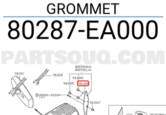 Nissan 80287EA000 GROMMET
