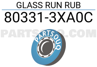 Nissan 803313XA0C GLASS RUN RUB