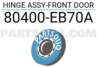 Nissan 80400EB70A HINGE ASSY-FRONT DOOR