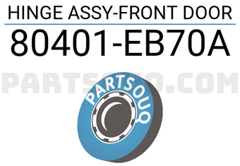 Nissan 80401EB70A HINGE ASSY-FRONT DOOR