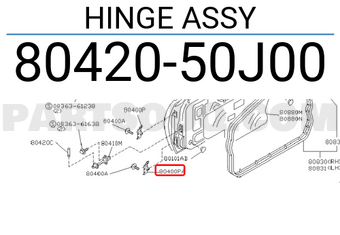 Nissan 8042050J00 HINGE ASSY