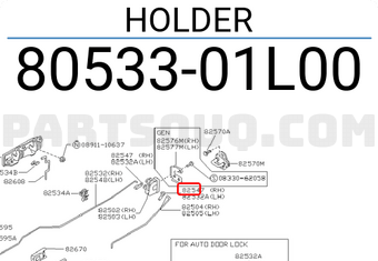 Nissan 8053301L00 HOLDER