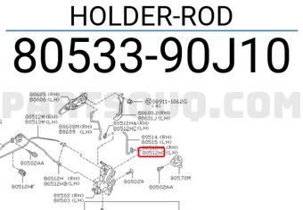 Nissan 8053390J10 HOLDER-ROD
