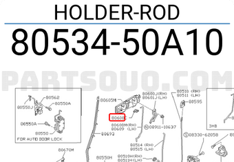 Nissan 8053450A10 HOLDER-ROD