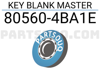 Nissan 805604BA1E KEY BLANK MASTER