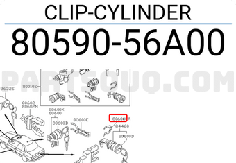 Nissan 8059056A00 CLIP-CYLINDER