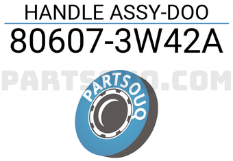 Nissan 806073W42A HANDLE ASSY-DOO