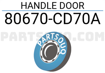 Nissan 80670CD70A HANDLE DOOR
