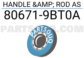 Nissan 806719BT0A HANDLE & ROD AS