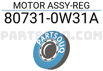 Nissan 807310W31A MOTOR ASSY-REG