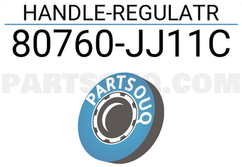 Nissan 80760JJ11C HANDLE-REGULATR