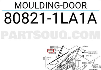 MOULDING-DOOR 808211LA1D | Nissan Parts | PartSouq MOULDING-DOOR 808211LA1D | Nissan Parts | PartSouq