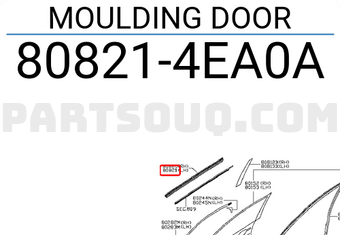 Nissan 808214EA0A MOULDING DOOR