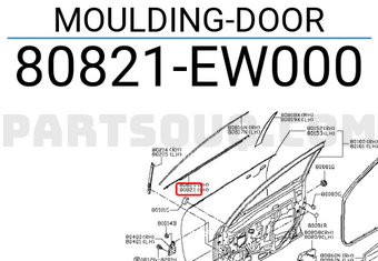 Nissan 80821EW000 MOULDING-DOOR