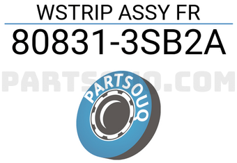 Nissan 808313SB2A WSTRIP ASSY FR