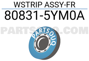 Nissan 808315YM0A WSTRIP ASSY-FR