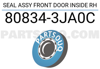 Nissan 808343JA0C SEAL ASSY FRONT DOOR INSIDE RH