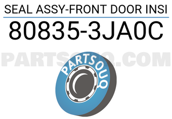 Nissan 808353JA0C SEAL ASSY-FRONT DOOR INSI
