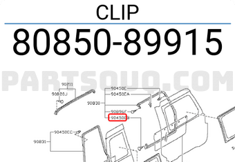 Nissan 8085089915 CLIP