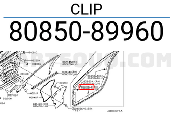 Nissan 8085089960 CLIP