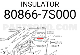 Nissan 808667S000 INSULATOR