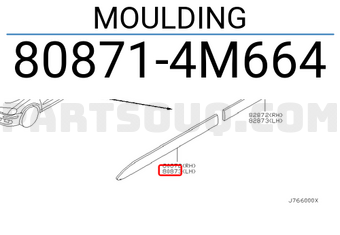 Nissan 808714M664 MOULDING