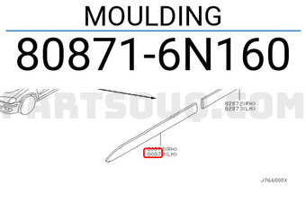 Nissan 808716N160 MOULDING