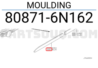 Nissan 808716N162 MOULDING