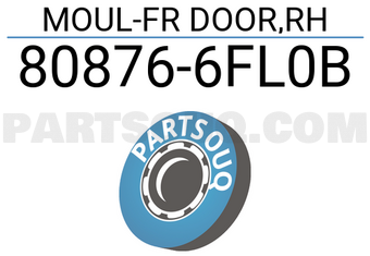 Nissan 808766FL0B MOUL-FR DOOR,RH