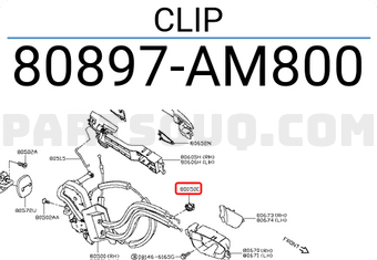Nissan 80897AM800 CLIP