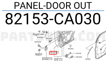 Nissan 82153CA030 PANEL-DOOR OUT