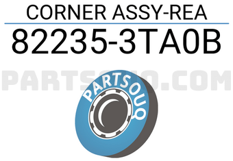 Nissan 822353TA0B CORNER ASSY-REA