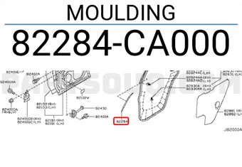 Nissan 82284CA000 MOULDING