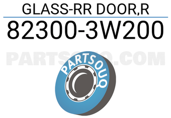 Nissan 823003W200 GLASS-RR DOOR,R