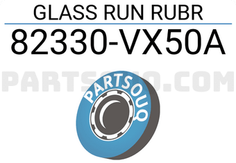 Nissan 82330VX50A GLASS RUN RUBR