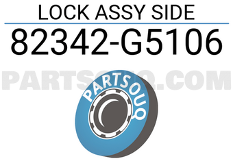 Nissan 82342G5106 LOCK ASSY SIDE