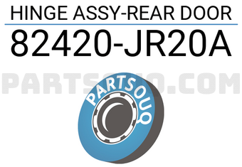 Nissan 82420JR20A HINGE ASSY-REAR DOOR