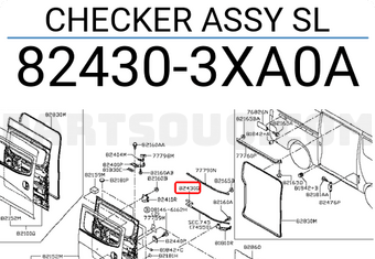 Nissan 824303XA0A CHECKER ASSY SL